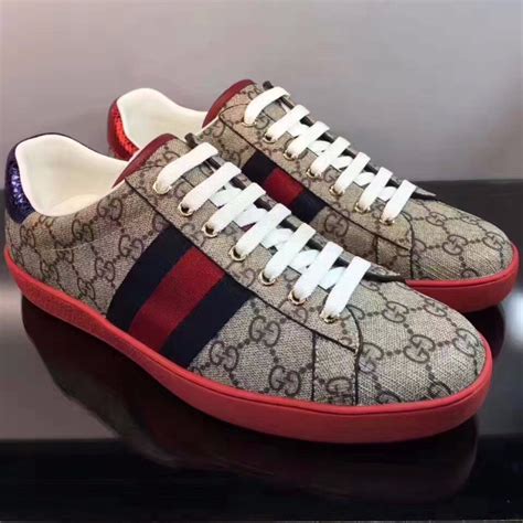 gucci men ace sneaker|gucci men's supreme sneakers.